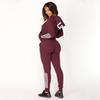 2023 Damen Europäisches/Amerikanisches Langarm-Sweatshirt & Hose Sportset