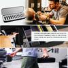 12 Slots Hair Clipper Blade Organizer Protective Bag EVA Storage Case for Barbers Hairdressers