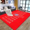 FC Bayern Pattern Rug, Indoor/Outdoor Mat, for Picnic, Gameroom, Bedroom, Office, Living Room, Home Decor Carpet, Birthday Gift