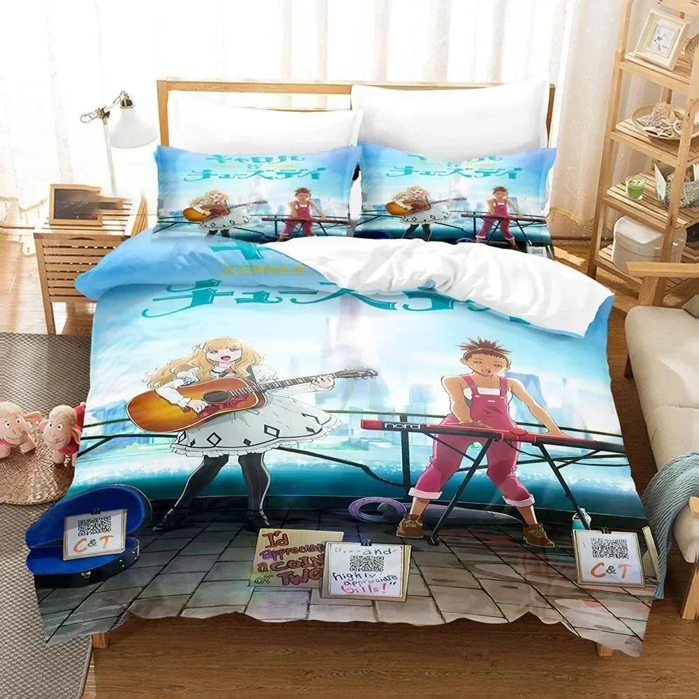 3D Carole & Tuesday Bedding Set Duvet Cover Sheet Printed Bed Set Pillowcase Bed Full Queen King Size Comforter Bedroom