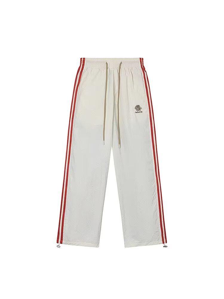Men's Spring & Autumn Wide-Leg Straight Casual Trousers - Hong Kong Style Sports Fashion Brand
