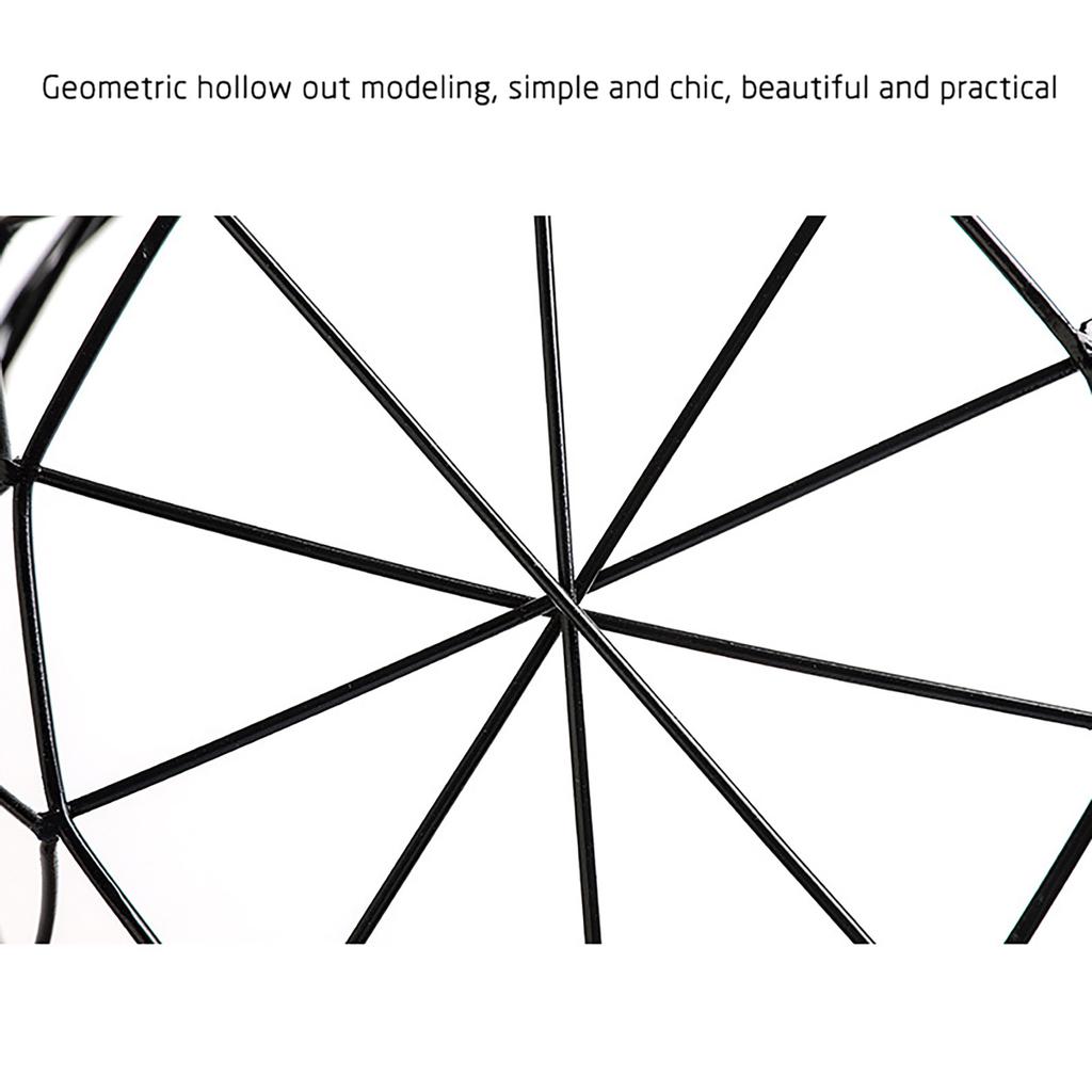 Wrought Iron Fruit Basket Creative Living Room Home Snack Storage Basket