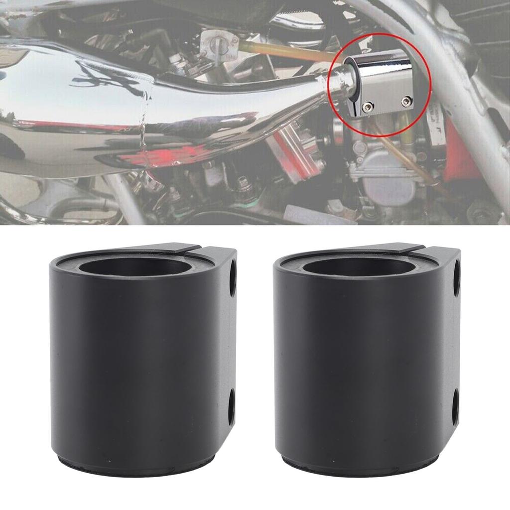 2 Stück 1 Zoll Hochtemperatur-Auspuffschelle Aluminium Stumpfstoß Auspuff-Bandklemme für Banshee 1987 bis 2006