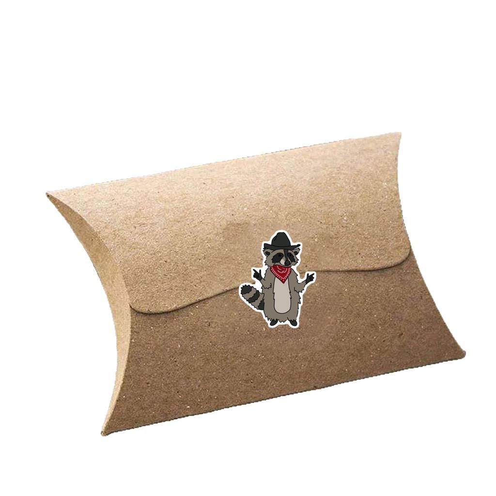 54pcs Cartoon Animal Raccoon Graffiti Stickers - Waterproof Decoration for Suitcase or Notebook