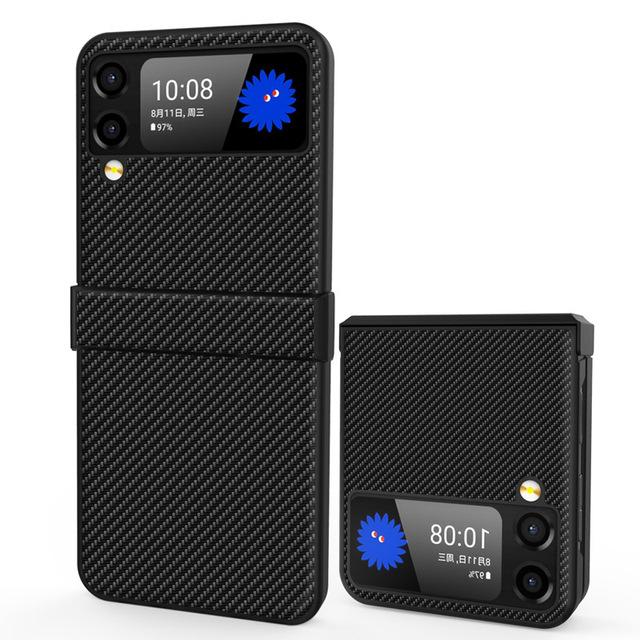 

2022 Новый кевларовый чехол из углеродного волокна для Samsung Galaxy Z Flip 4 3 5g, антидетонационный роскошный чехол для Galaxy Z Flip3 Flip4 Flip4