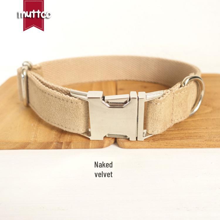 Eco-Friendly Teddy Design Dog Collar and Leash Set Small