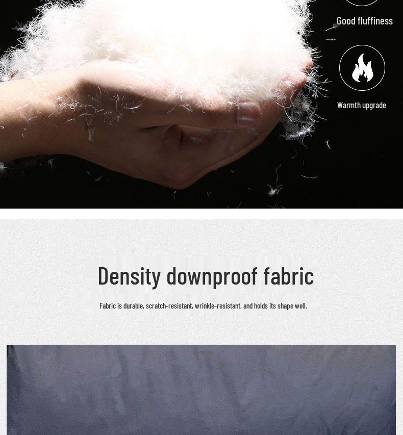 Men's Wash-Free Down Jacket - Thick, Warm Stand-Up Collar Winter Coat - Youth Fashion Casual Versatile Men's Wear