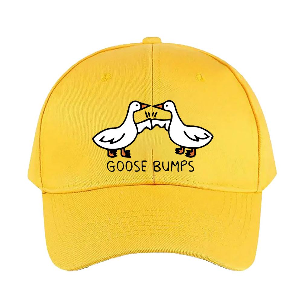 Goose Bumps Caps Summer Adult Baseball Cap Adjustable with Curved Brim Duckbill Hat Protection Sun Hats Casual