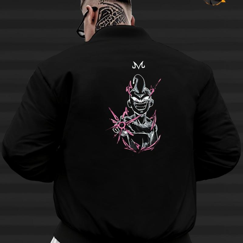 

Dragon Bomber Style Baseball Jacket - Elastic Cuffs & Vintage Team Logo Patch XXL