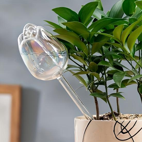 

Self Watering Globes Tulip Watering Bulbs Planter Insert Automatic Plant Watering Globes for Indoor Outdoor Plants 4pcs фіолетовий