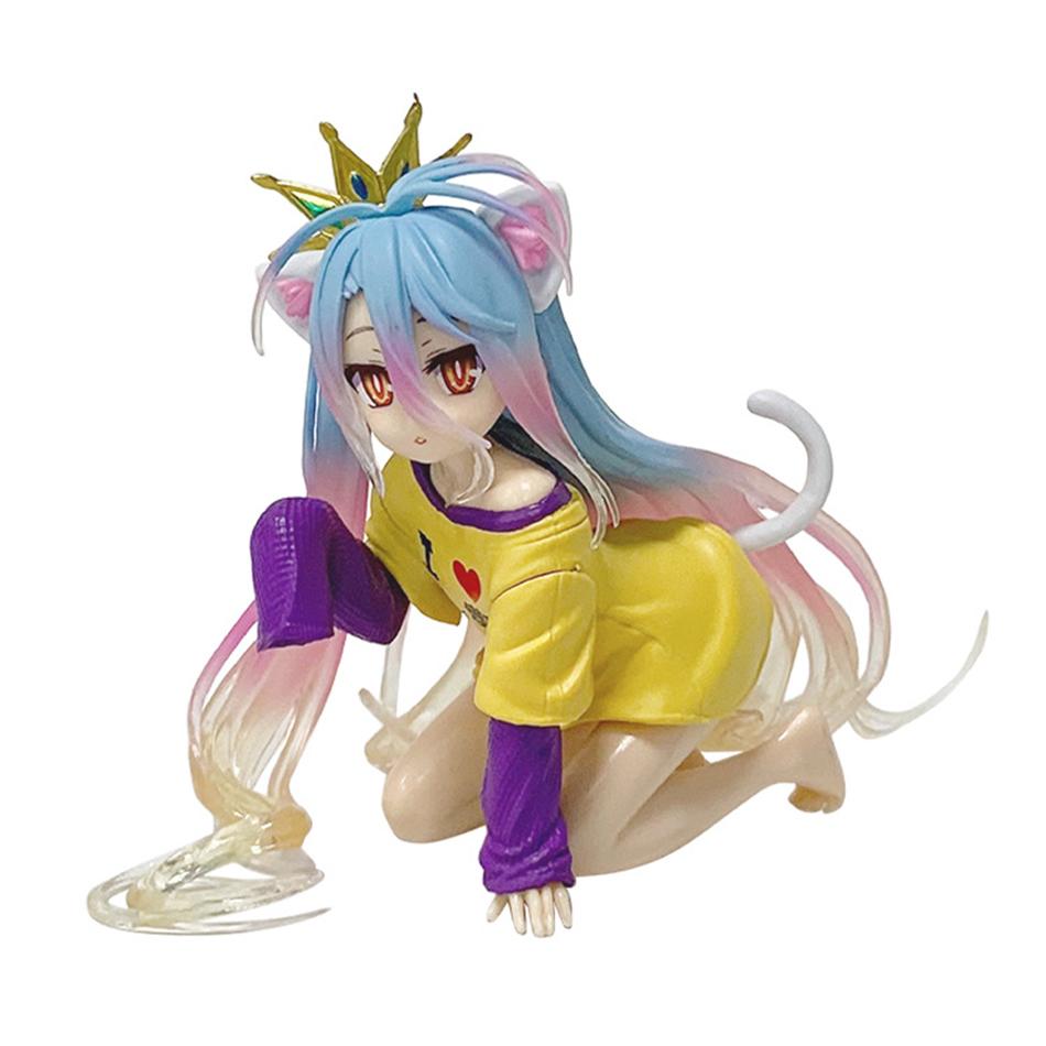

Anime Figure NO GAME NO LIFE Action Figures Shiro Animation Figures Ornaments Collection Models Toys Gifts