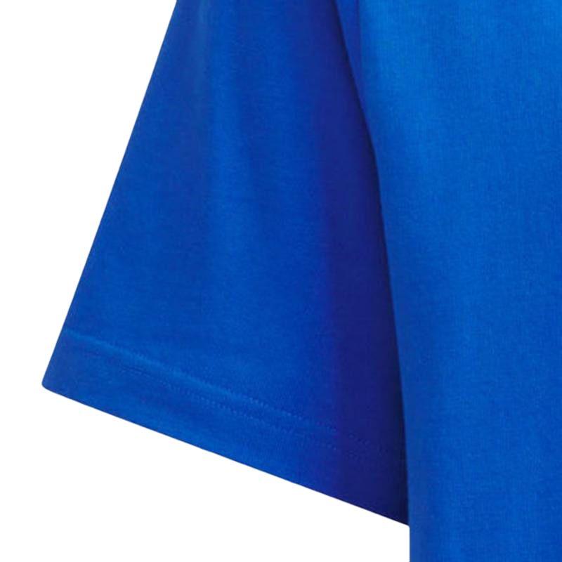 Adidas SS25 Grfx Sports Casual Soft Comfortable Crew Neck Short Sleeve T-Shirt Men Tops Blue JX2636