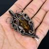 Seam Agate Pendant Gemstone Handmade Jewelry, 999 Copper Wire Wrapped Pendant, Gift For Wife Jewelry