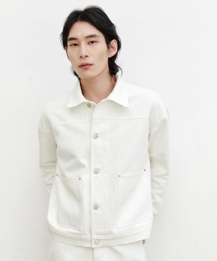 Density Church Denim Jacket_Optic White