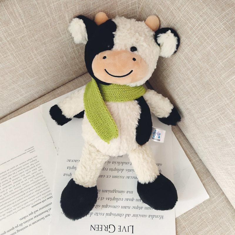 30CM New Cute Animal Cartoon Cows Stuffed Plush Toy Kawaii Cattle Comfortable Soft Toy Children Birthday Present Plush/Nano Doll
