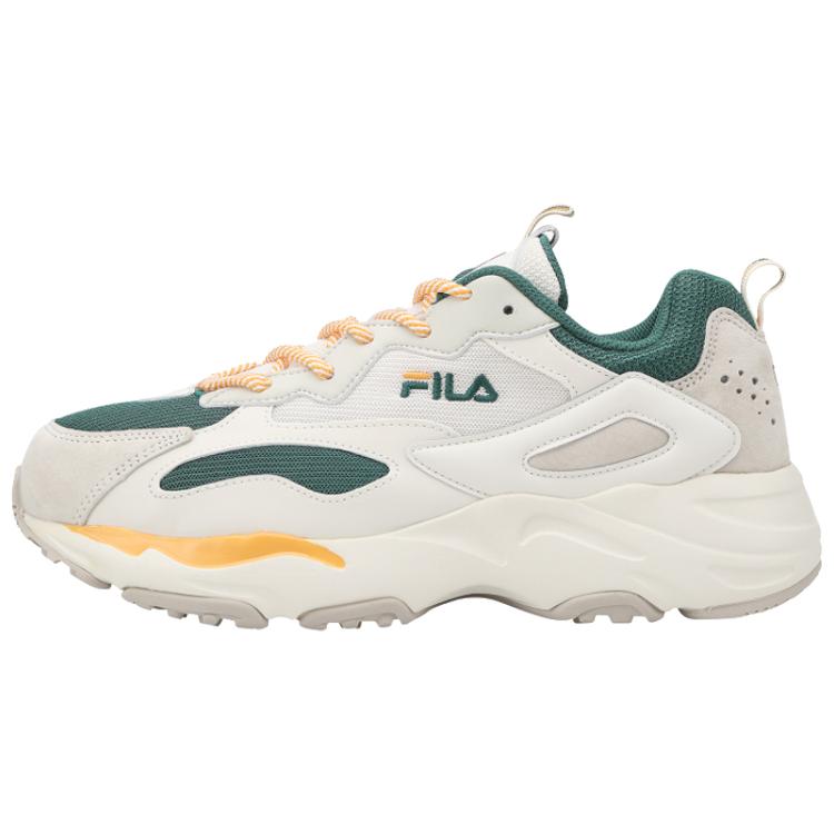 FILA Tracer Retro Running Shoes Grey/Green/Yellow Women s 1IM00003_143 225