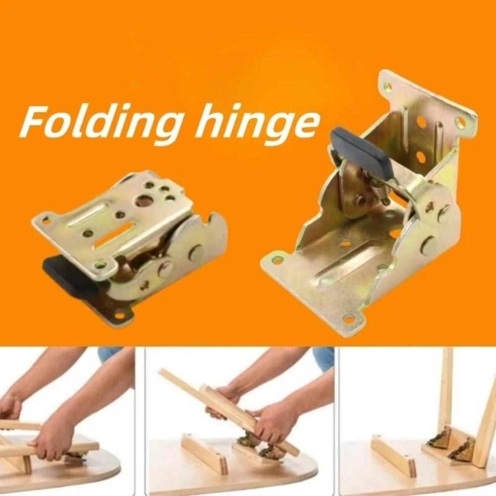 Self-Locking Mechanism Self-Locking Hinge 90 Degree Folding Fold Feet Hinges  Home Improvement