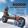 TOURSOR X8 Pro E-Scooter for Adults 8000W Dual Motor 60V 38AH 14 Inch Off-road Scooter Max Speed 100KM/H Max Mileage 120KM