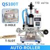 ZONESUN Pneumatische Stanzmaschine Heißpresse Digital Buch Lederbearbeitung Papier Holz Benutzerdefiniertes Logo Prägung Folienzuführer ZS-QS100