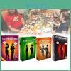 Jogo de Tabuleiro Guaxinins Coloridos com Cartas de Papel Duráveis para União Familiar e Engajamento