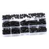 250PCS Nylon M3 Hex Column Male Standoff Spacer Screw Nut Assortment Kit (M3 Male Standoff A)