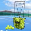 Tennis Ball Carrier with Wheels Pickleball Collector Standing