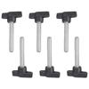 Ergonomic Hand Turned Screws No Tool Required Strong Carbon Steel Rustproof Fastening Screw 6pcs for Furniture Fixing