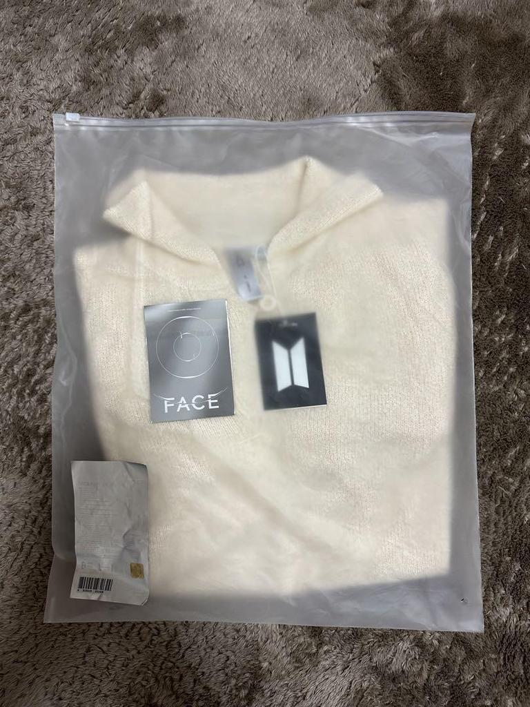 [USED] BTS JIMIN FACE KNIT size M CD, trading card, and bonus included