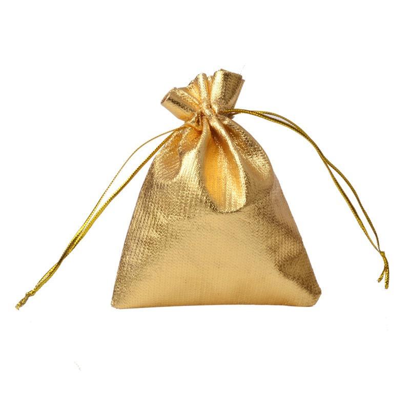 20pcs Golden Drawstring Jewelry, Cultural Toys, Jewelry Packaging Bags, Jewelry Packaging Bags, Gold and Silver Bags, Gift Bags