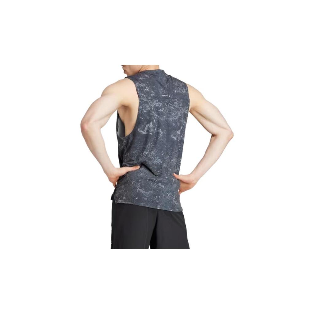 adidas Power Workout Tank Top With Full-Print Men Tops Black IK9684