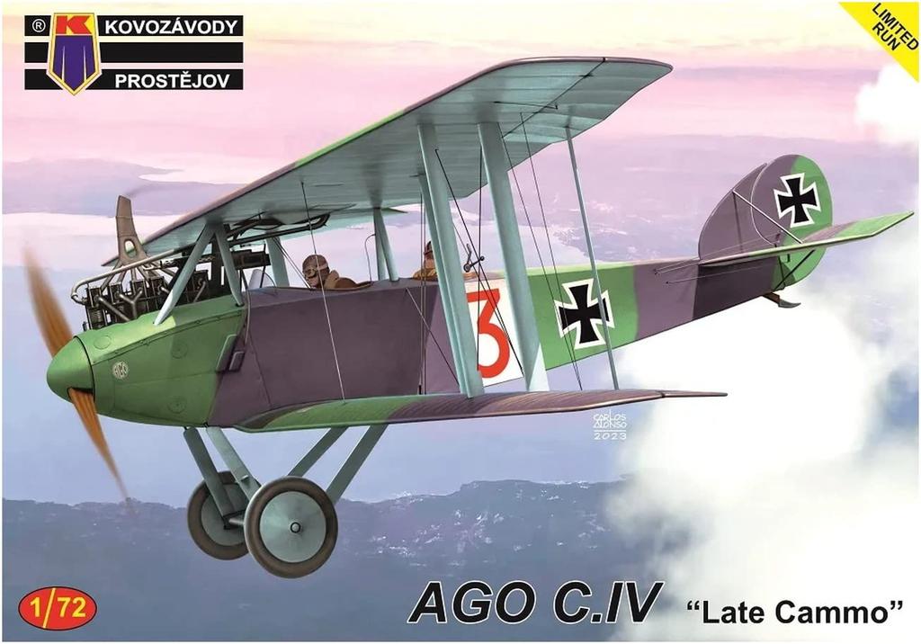 KP model German Army AGO Late Camouflage Paint Plastic Model KPM0395 1/72 C.4
