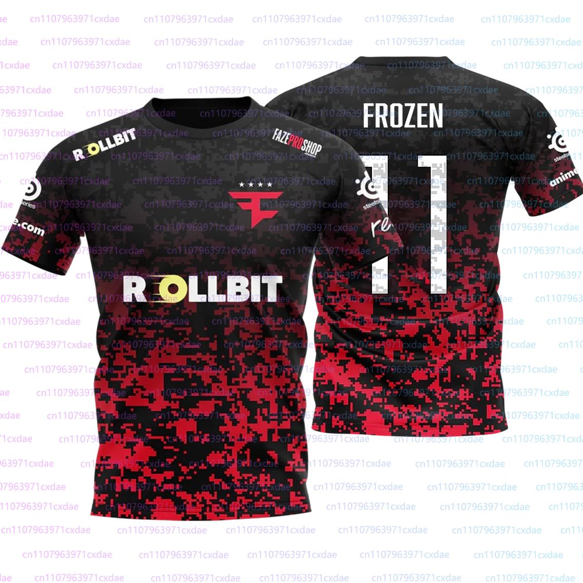 

Форма для фанатів Одяг Команда Faze Esport Джерсі Модний Заморожений Karrigan CSGO Гра Футболки Чоловічі З індивідуальним ID З коротким рукавом M