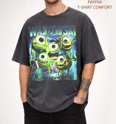 Vintage tričko Mike Wazowski, Monsters Inc Retro 90s Bootleg tričko, Monsters Inc University tričko, Dárek pro fanouška Disney Pixar