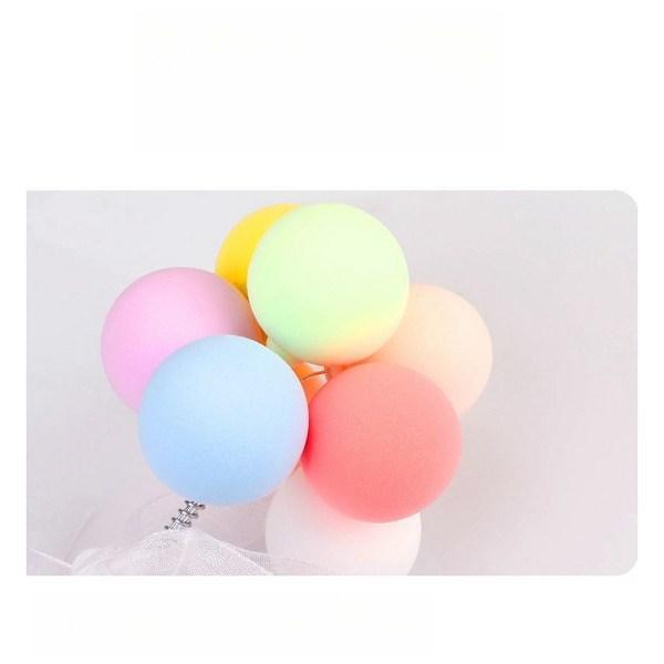 Car Interior Decoration Rocking Cute Balloon Car Accessories 2P, Rainbow, 1 set,Korean Car Acc