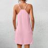 Women's Nightgown Sleeveless Chemise Pajama Dress Spaghetti Strap Racerback Tank Dress with Pockets