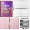 Dazzling Colors Challenge Budget Binder PU Leather Savings Challenge Notepad  Special Gift
