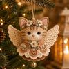 Hand-Knit Animal Crochet Ornament DIY Kit Wing Animal Yarn Pendant Kit  Window Display