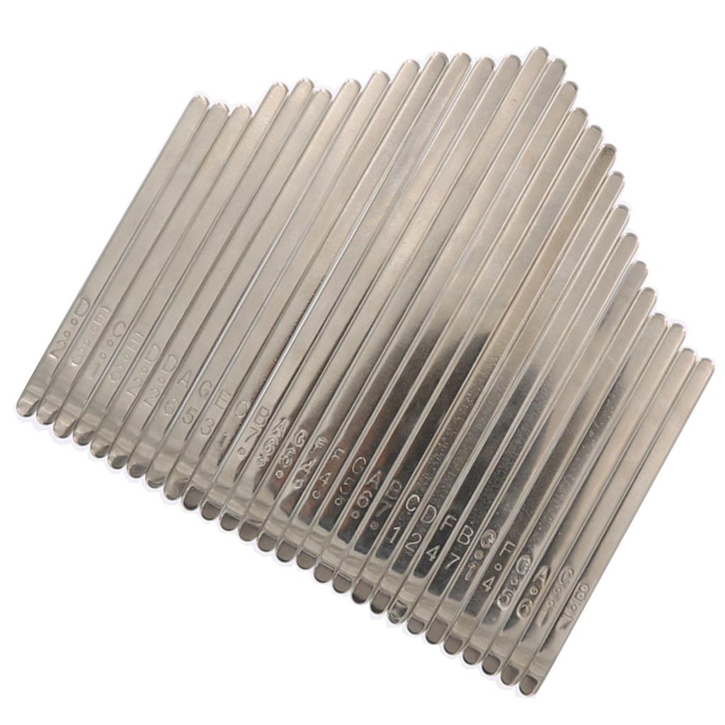 21-Note Kalimba Picks, Thumb Piano Picks, Metal Finger Piano Picks, with Support Block and Tuning Hammer