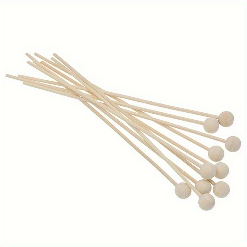 30Pcs/Lot Fireless Wood Ball Aroma Reed Diffuser Sticks Fragrance Diffuser Aromatherapy Rattan Reed Stick DIY Home Decoration