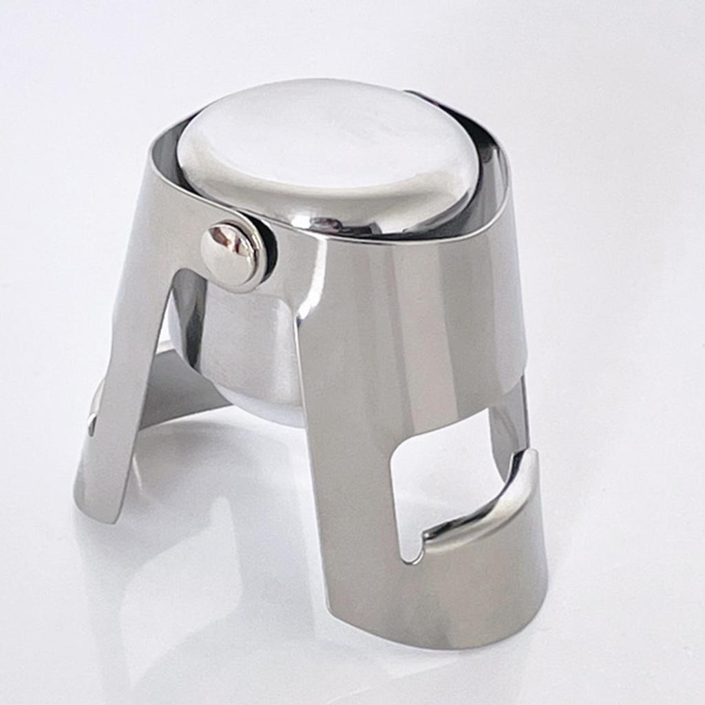 1/2/3pcs Champagne Stopper with Stainless Steel Champagne Bottle Stopper with Food Grade Silicone Reusable Champagne Cork 7