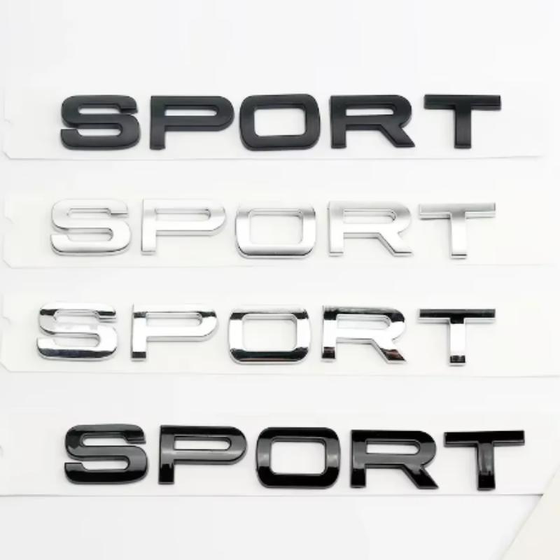 3D ABS SPORT Letters Emblem Rear Trunk Badge Sticker  L494 L320 Car Styling Accessories