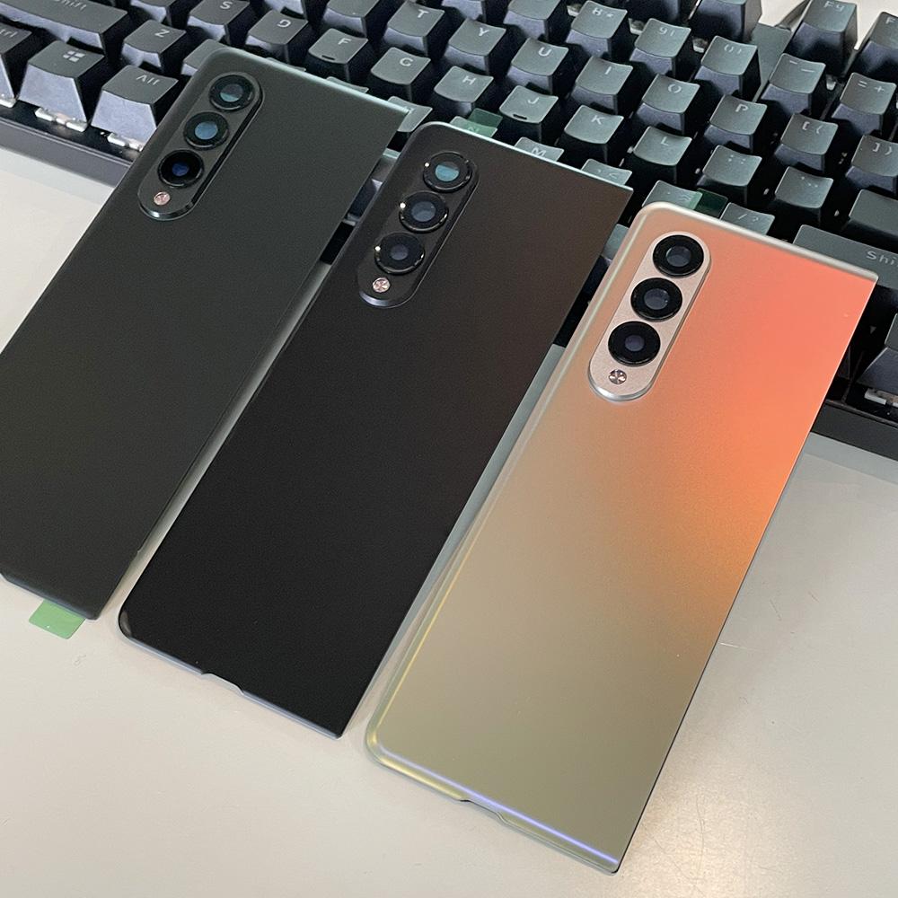 Rückglas Ersatz Gehäuseabdeckung für Samsung Galaxy Z Fold3 Fold 3 Rückseite Rückglas Hülle + Werkzeuge