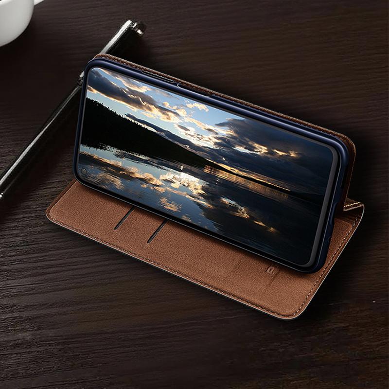 Dragon Claw Genuine Leather Flip Case for Samsung Galaxy A04 A04S A04E A14 A24 A34 A54 4G 5G Phone Cover Card Case Scratch Proof