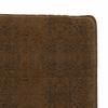Dining Chair Brown Faux Suede