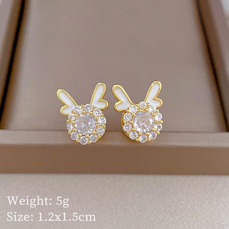 Year Of The Dragon Faucet Rotating Light Luxury Temperament Gorgeous Full Diamond Necklace Women S Versatile Collarbone Chain Titanium Steel Chain