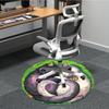 1pc Cats Harmony Office Round Area Rug, Under Office Chairs Bedroom Living Room Home Decor, Room Deco