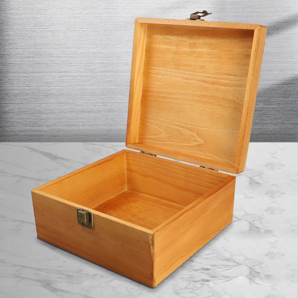 Household Wooden Storage Box Treasure Chest Wood Box