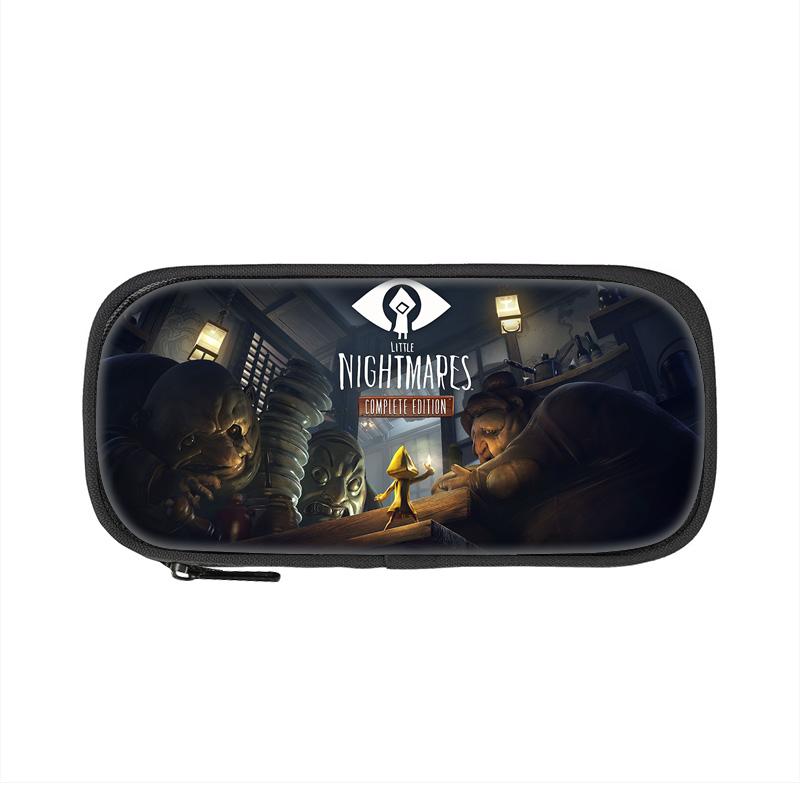 Little Nightmares Pencil Case, Large Capacity, Lightweight, Cartoon Print, New School Style for Male and Female Students