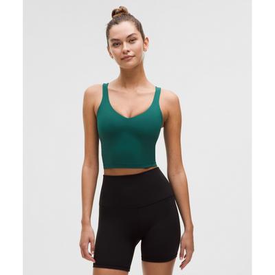 Align  TAnk Top  Light Support  A B Cup Storm teAl