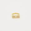 Jewelry MOM Ring Aesthetic Gift for Mother's Day Creative Zircon Letter Ring  Mom Gift